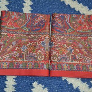 2 Ralph Lauren GALAHAD Guinevere Aragon Medieval Paisley STANDARD Pillowcases